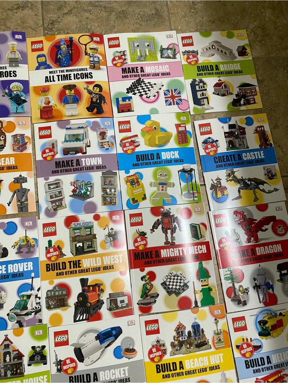 My LEGO World Collection Box Set 24 of 25 Books (Vol 1 Missing) Build Ideas